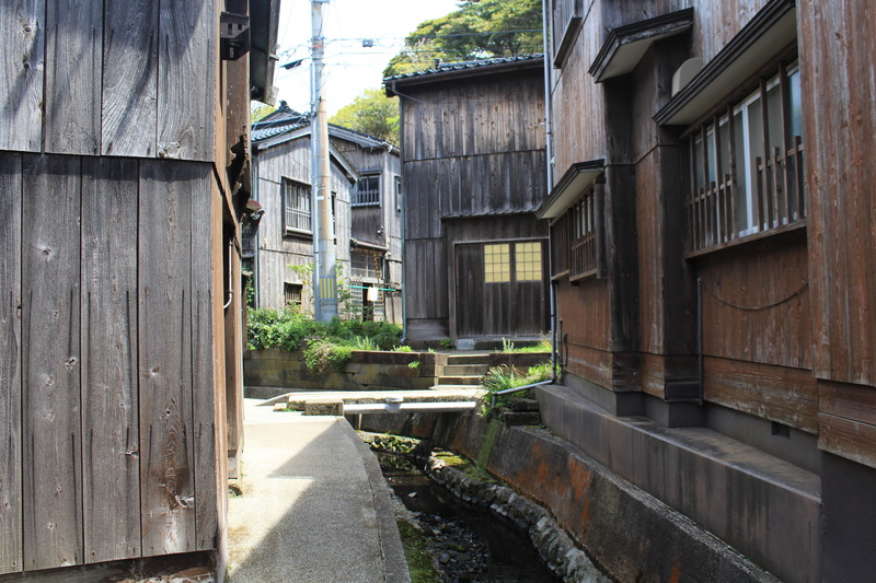 Pueblo en Sado Island.